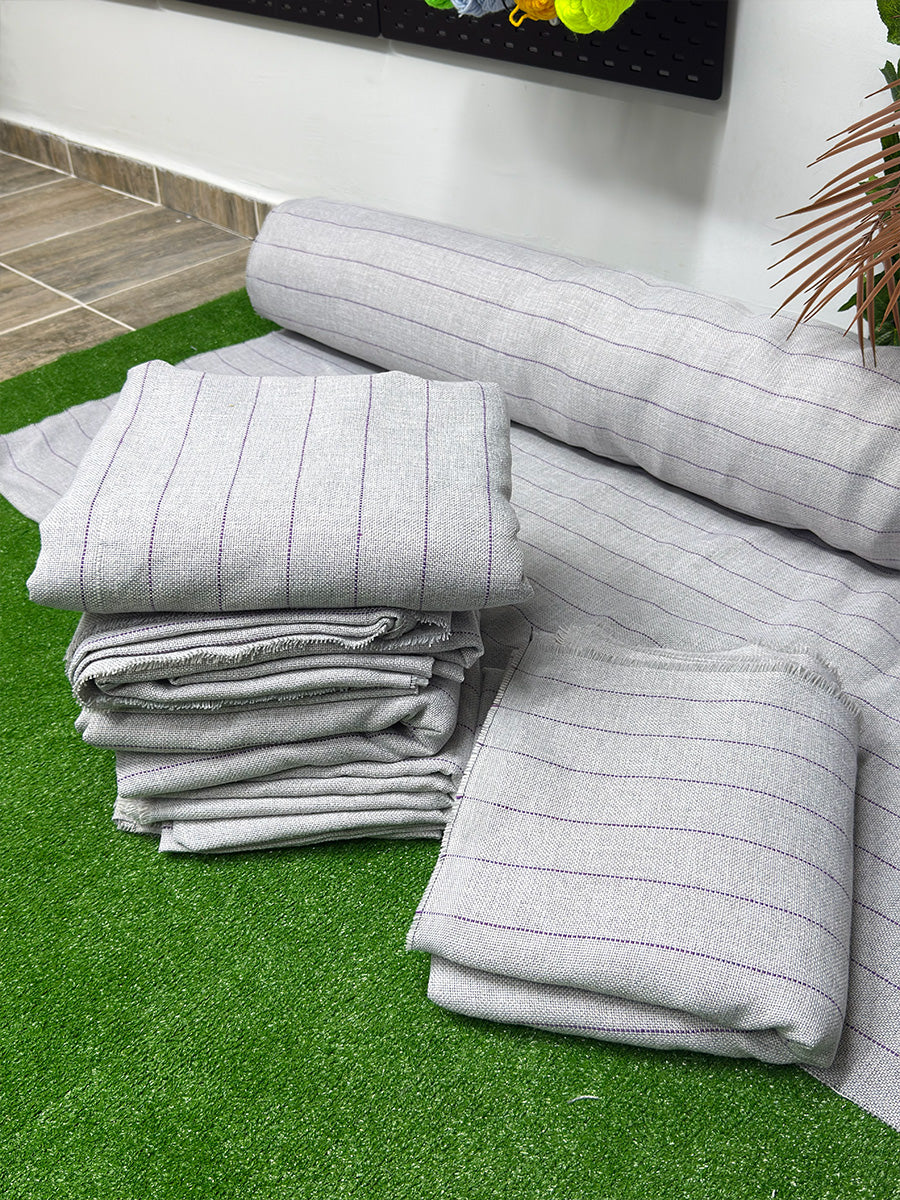 Tufting Halı Kumaşı - VEGA Tufting Kumaşı Gri (225 cm En) - (10 Metre)