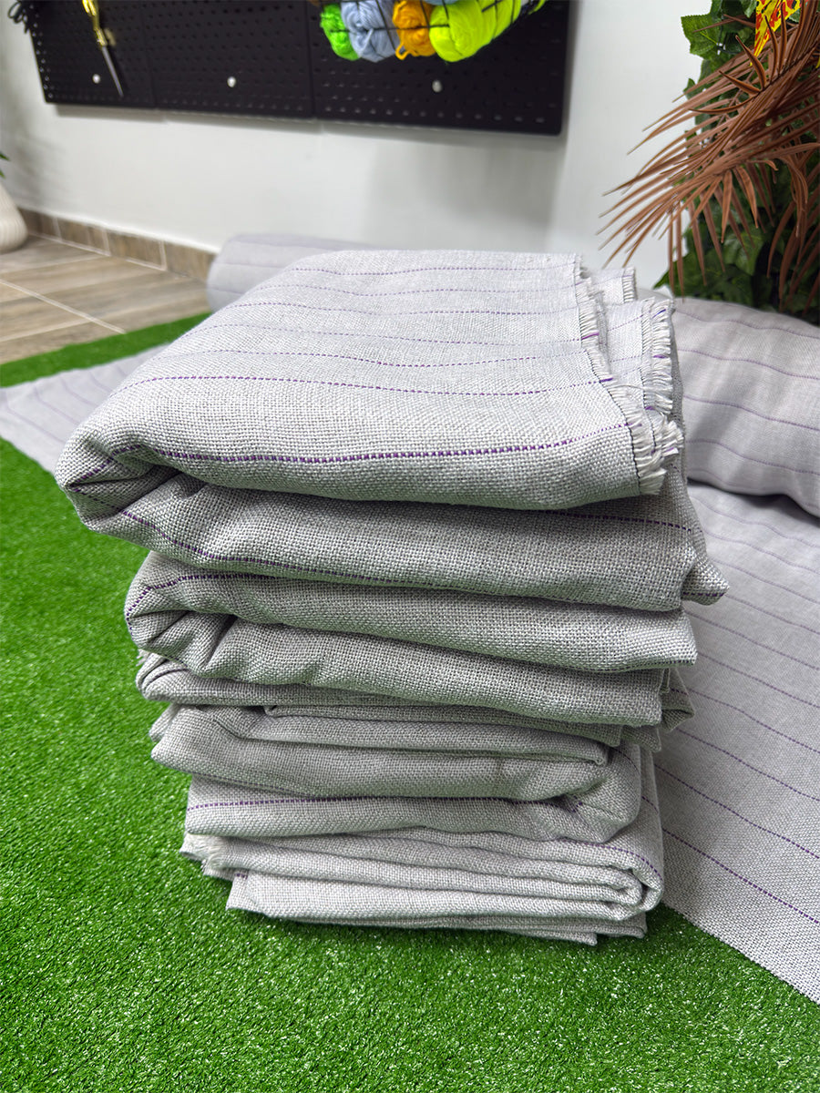 Tufting Halı Kumaşı - VEGA Tufting Kumaşı Gri (225 cm En) - (10 Metre)