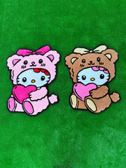 Hello Kitty Ayıcık 2'li Çocuk Halısı Tufting Halısı