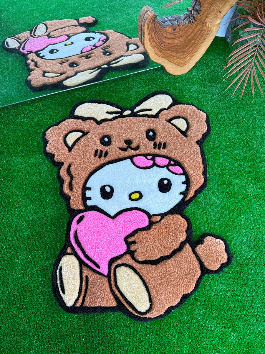 Hello Kitty Brown Edition | Handmade Tufted Rug – GG Tufting