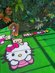Hello Kitty Set Ayıcıklı Çocuk Halısı Tufting Halı 2'li