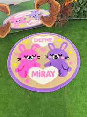 BUNNYA Personalized | Handmade Tufted Rug