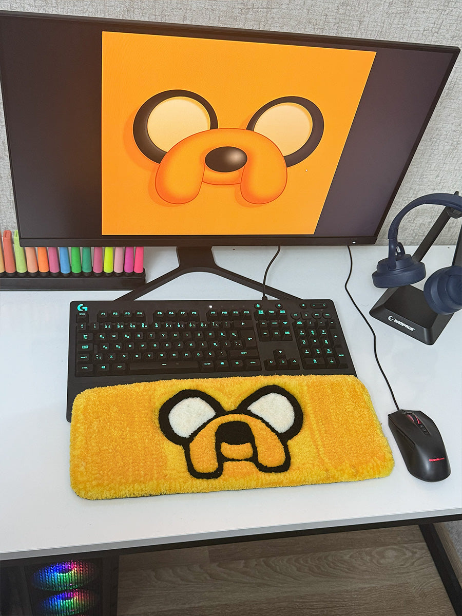 Jake the Dog Edition | Handmade Tufted Keyboard Pad