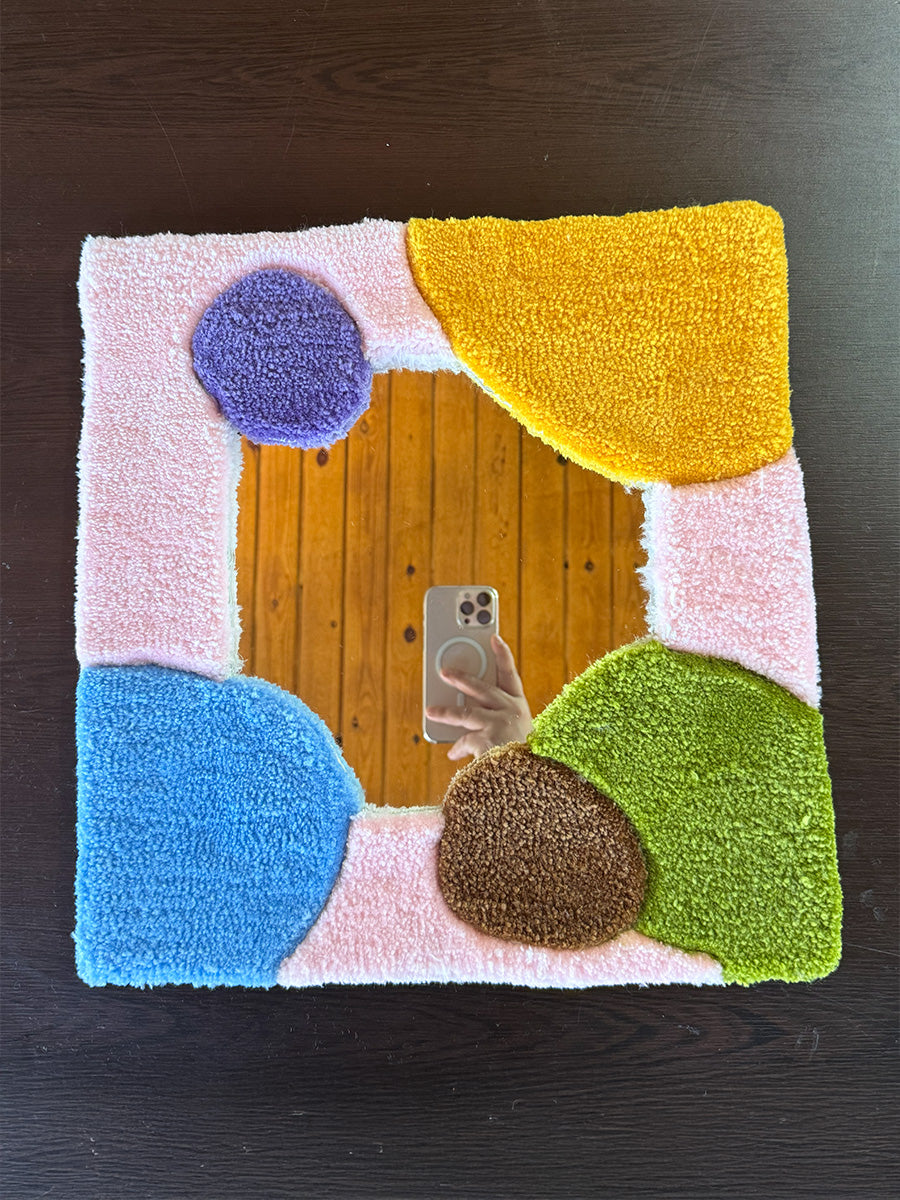 CUBICA Handmade Tufted Mirror