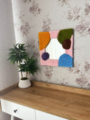 CUBICA Handmade Tufted Mirror