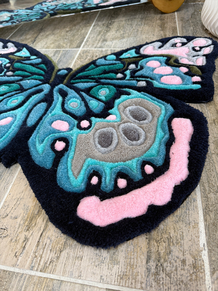Kelebek Halı Kelebek Desenli Halı Tufting Halısı