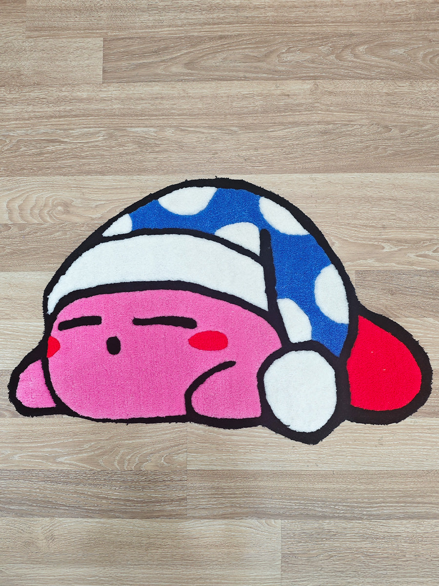 Kirby Dekoratif Halı - Nintendo Çocuk Halısı Tufting Halısı (50x70 cm) Outlet Fırsatı