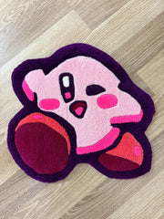 Kirby Tufting Halısı - Nintendo Çocuk Halısı Tufting Halı (45x45 cm) Outlet Fırsatı