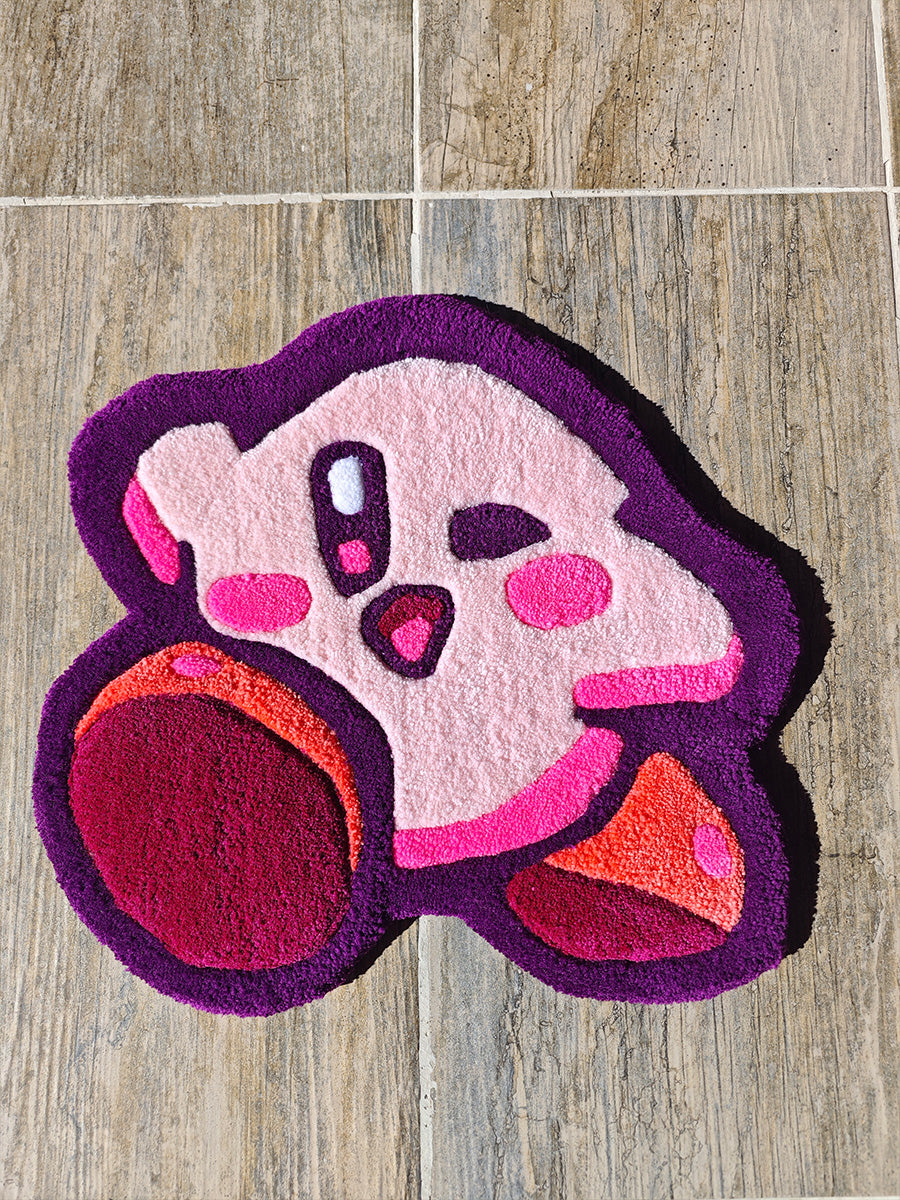 Kirby Halısı - Nintendo Kilim Çocuk Halısı Tufting Halı