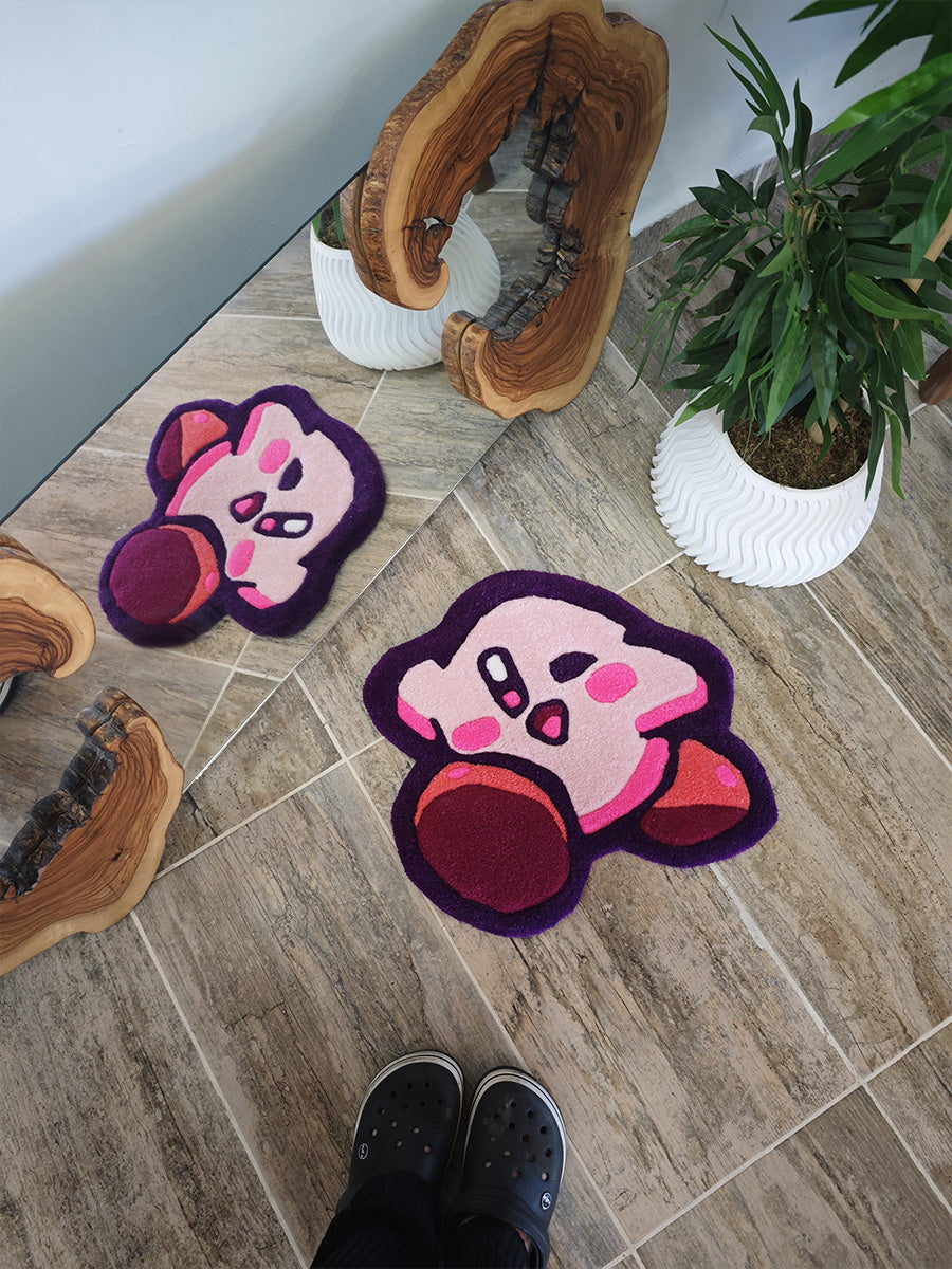 Kirby Halısı - Nintendo Kilim Çocuk Halısı Tufting Halı