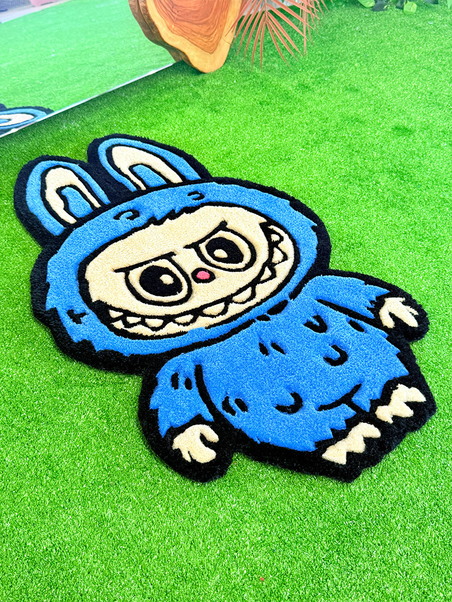 Labubu Blue Edition | Handmade Tufting Rug