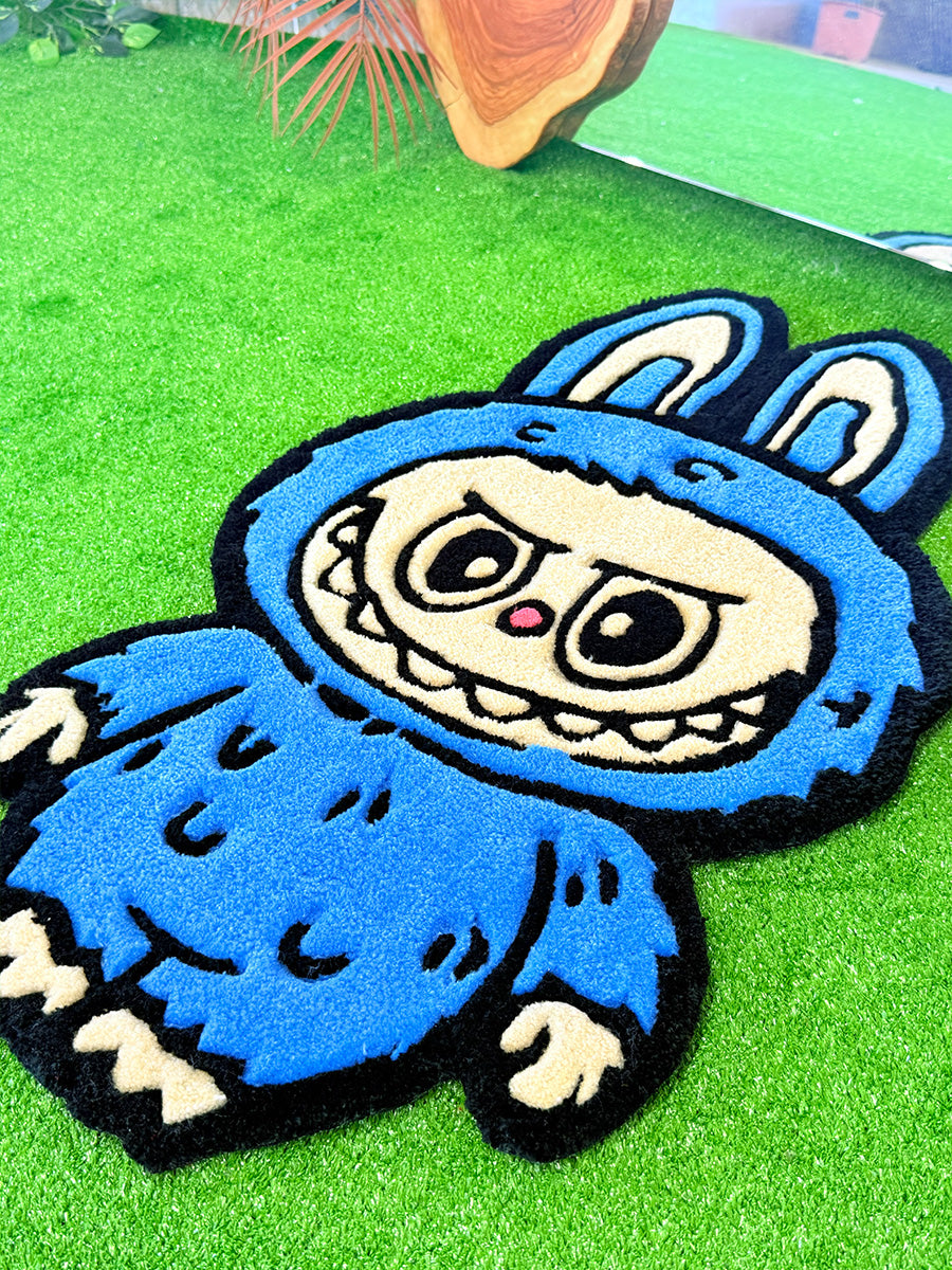 Labubu Blue Edition | Handmade Tufting Rug
