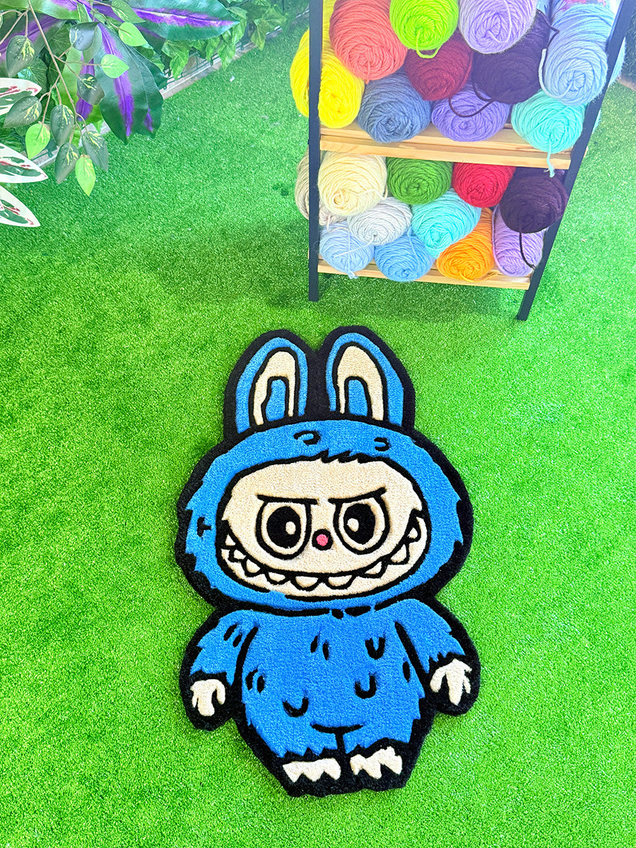 Labubu Halı - Mavi Labubu Tufting Çocuk Halısı