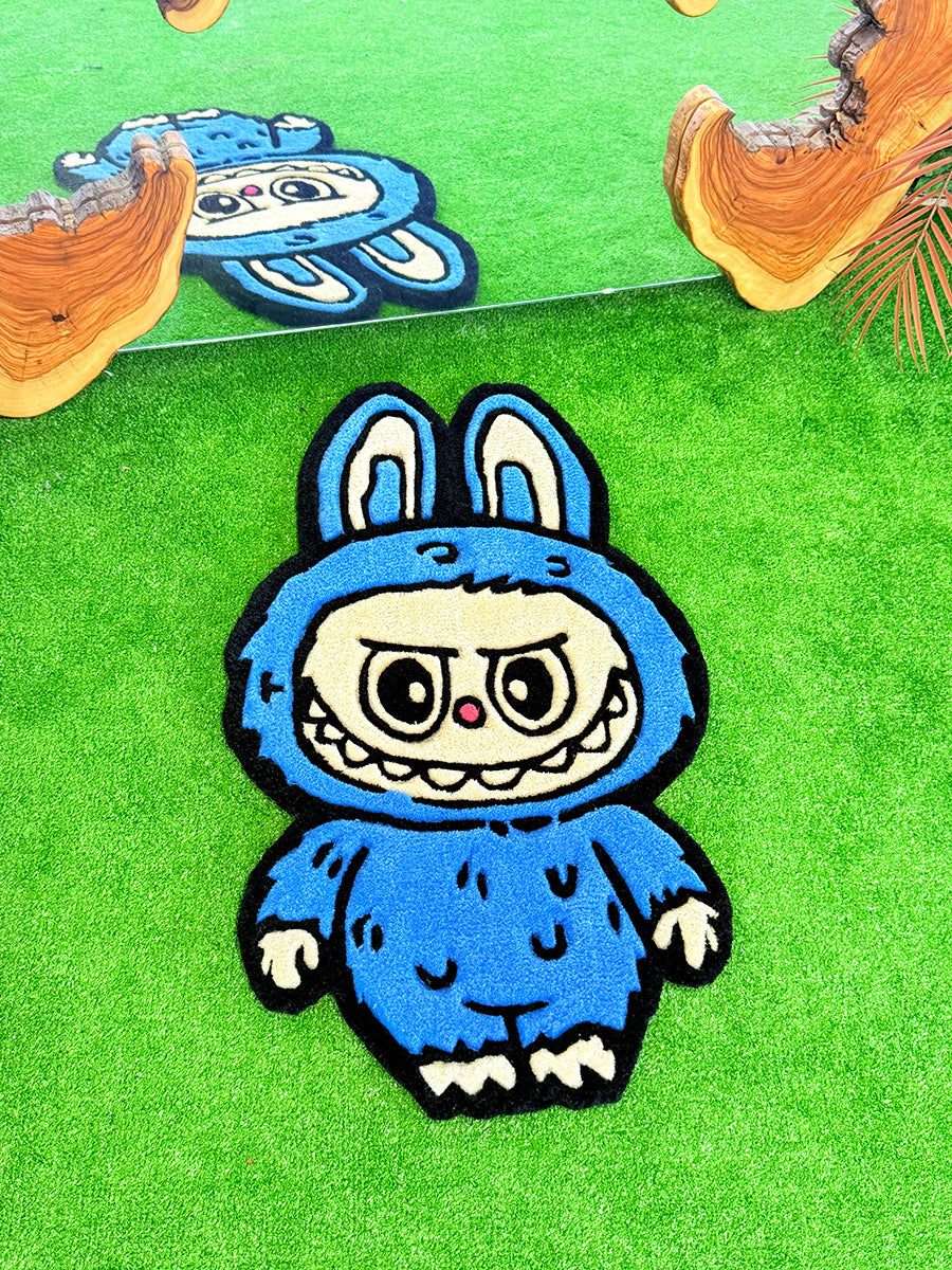 Labubu Halı - Mavi Labubu Tufting Çocuk Halısı