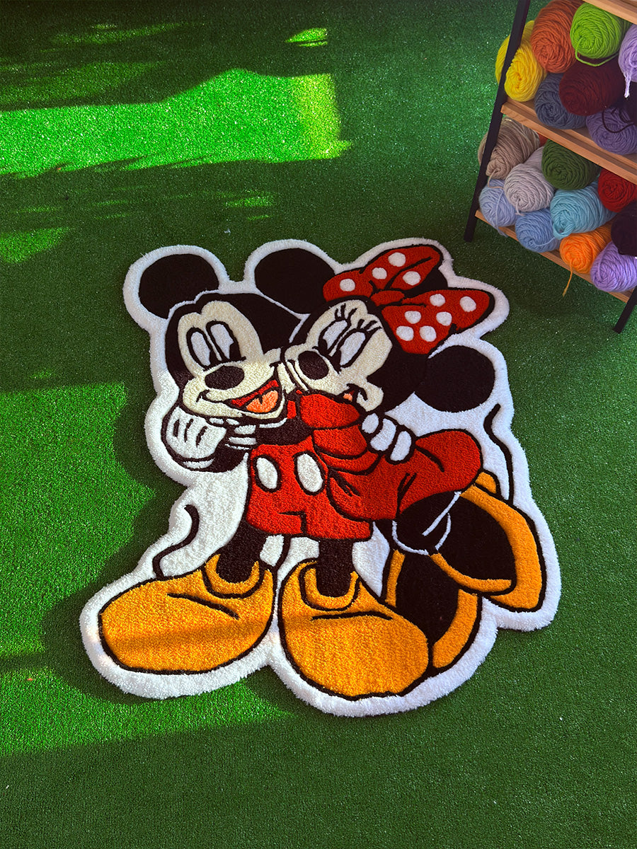 Mickey Mouse & Minnie Mouse Edition 02 | Handmade Tufted Rug