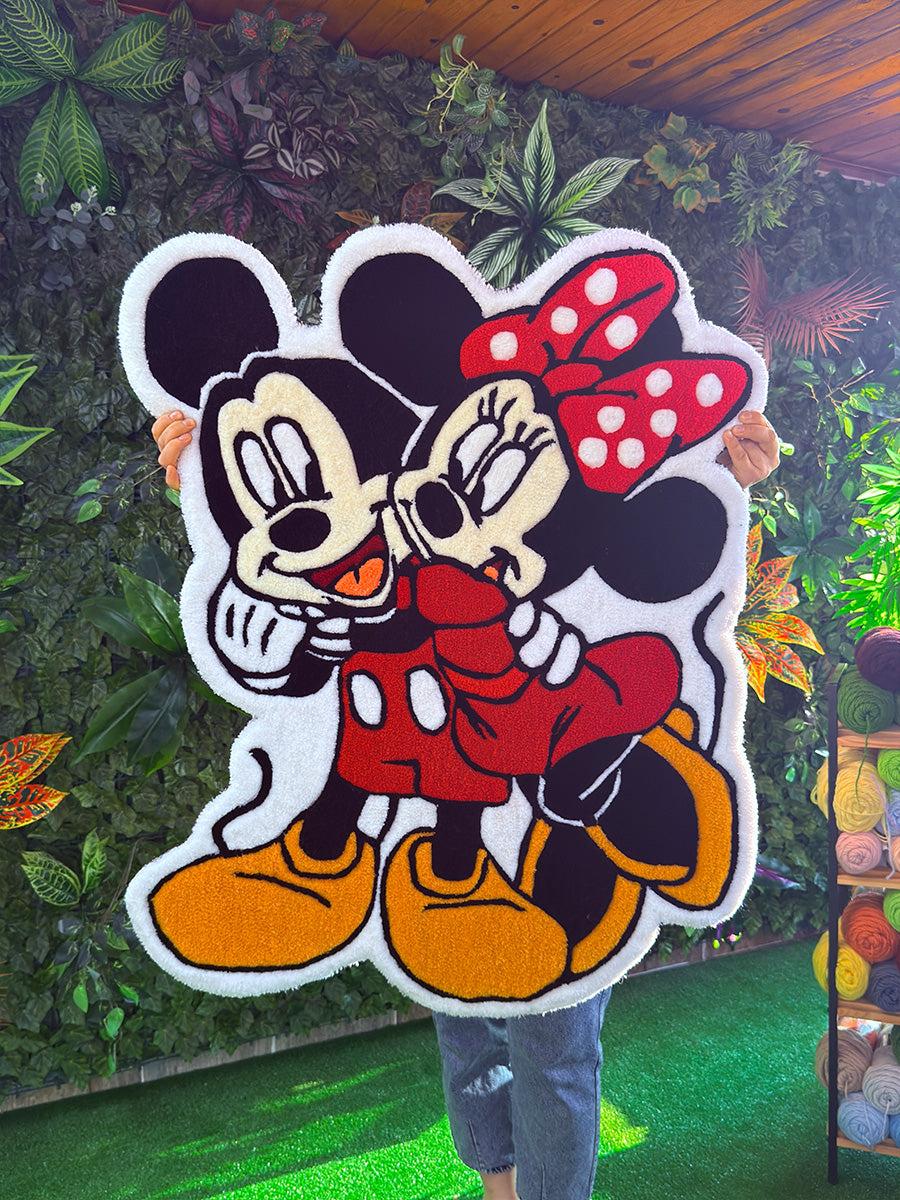 Mickey Mouse & Minnie Mouse Edition 02 | Handmade Tufted Rug