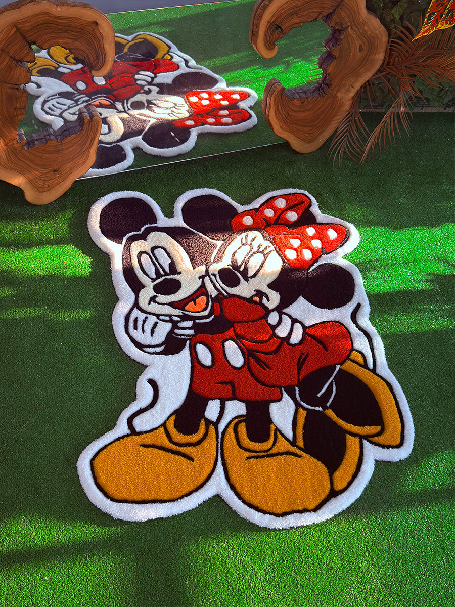 Mickey Mouse & Minnie Mouse Edition 02 | Handmade Tufted Rug