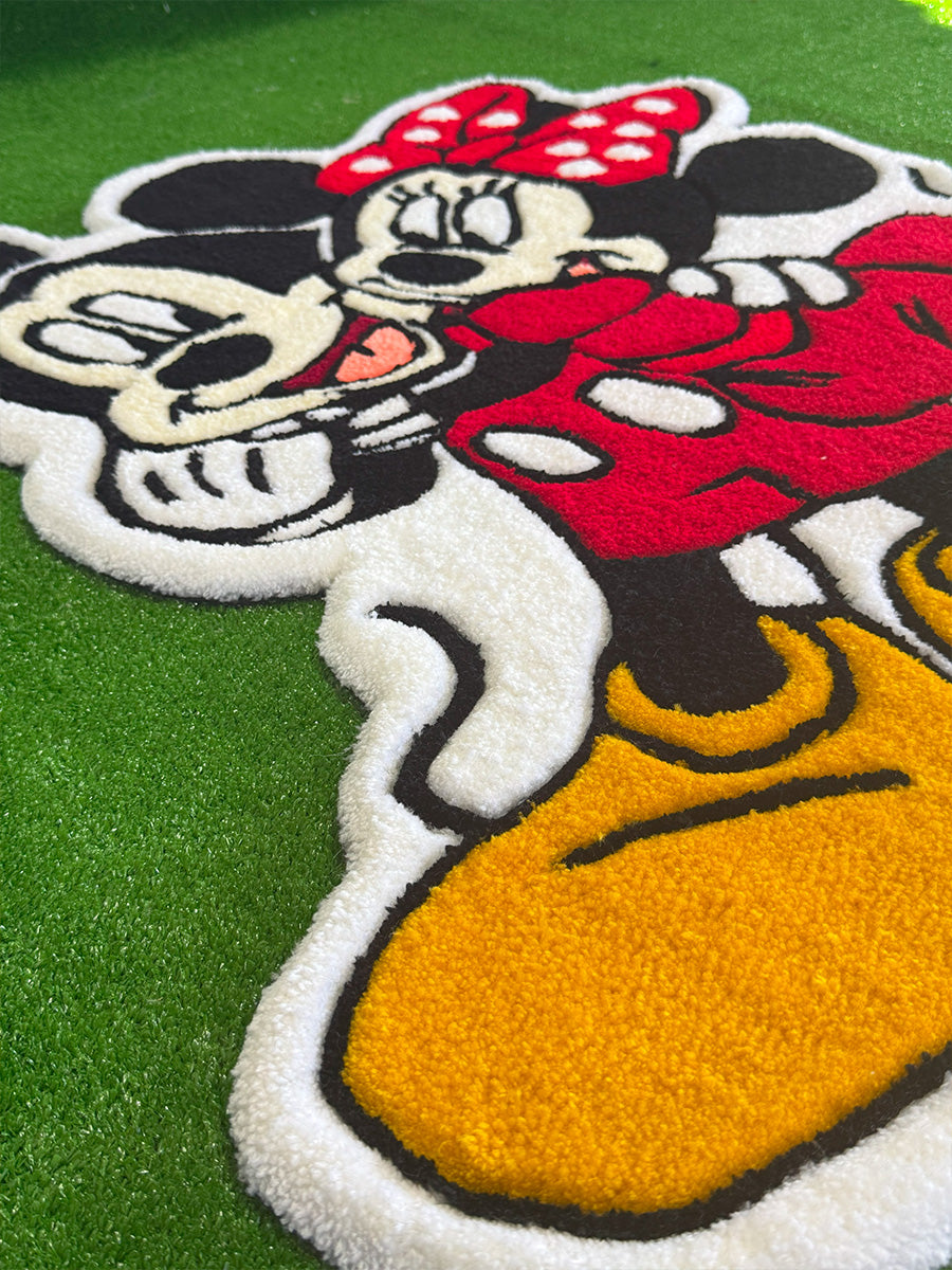 Mickey Mouse Halı Minnie Mouse Çocuk Halısı Tufting Halı