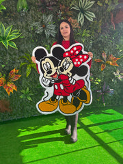Mickey Mouse Halı Minnie Mouse Çocuk Halısı Tufting Halı