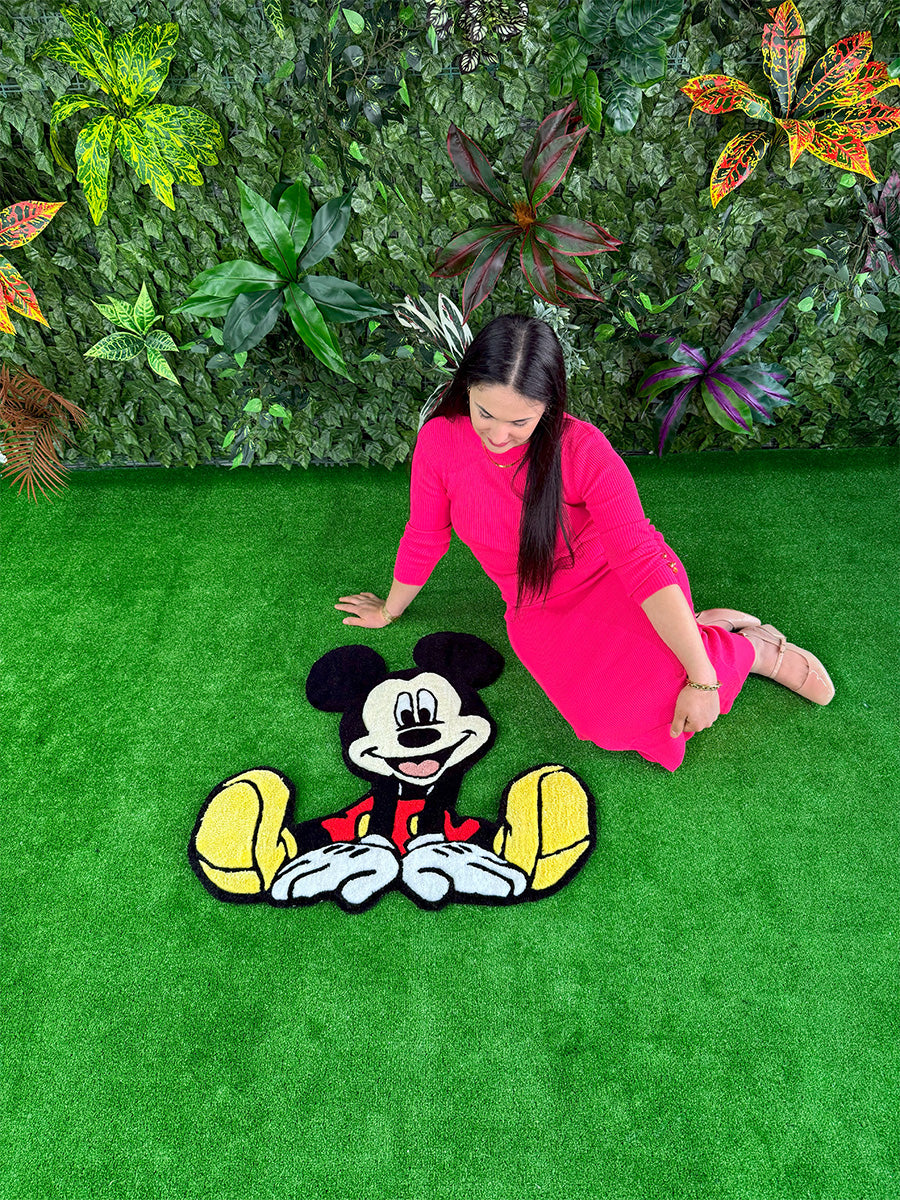 Mickey Mouse lu Halı Mickey Çocuk Halısı Tufting Halı