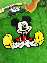 Mickey Mouse lu Halı Mickey Çocuk Halısı Tufting Halı