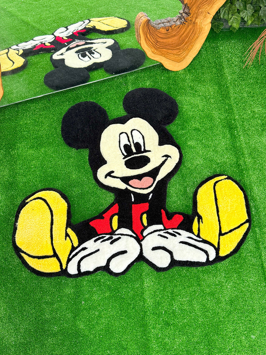 Mickey Mouse lu Halı Mickey Çocuk Halısı Tufting Halı