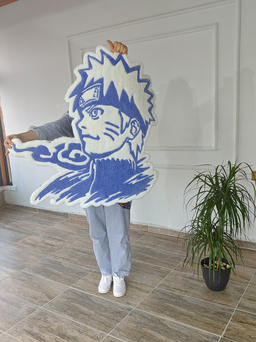 Naruto Tufting Halısı - Naruto Uzumaki Kilim Tufting Halı