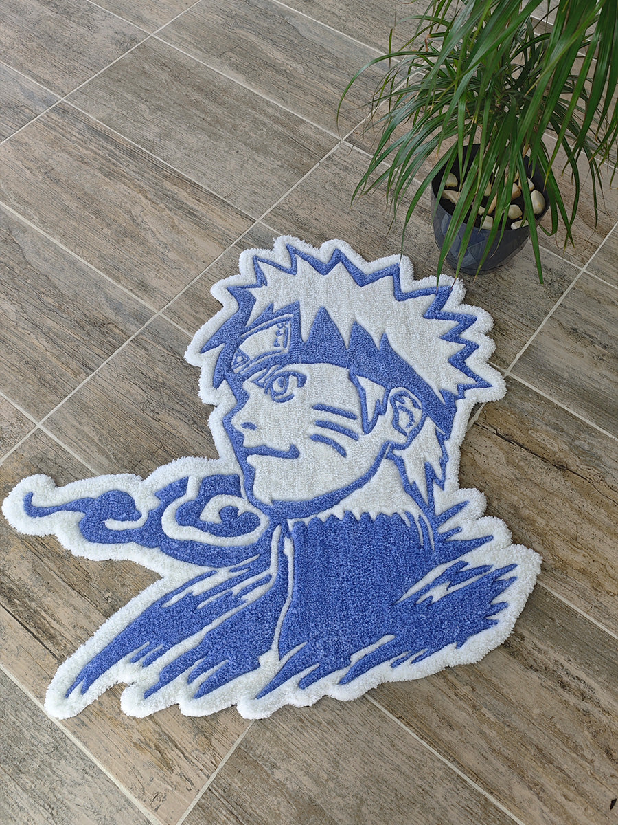 Naruto Tufting Halısı - Naruto Uzumaki Kilim Tufting Halı