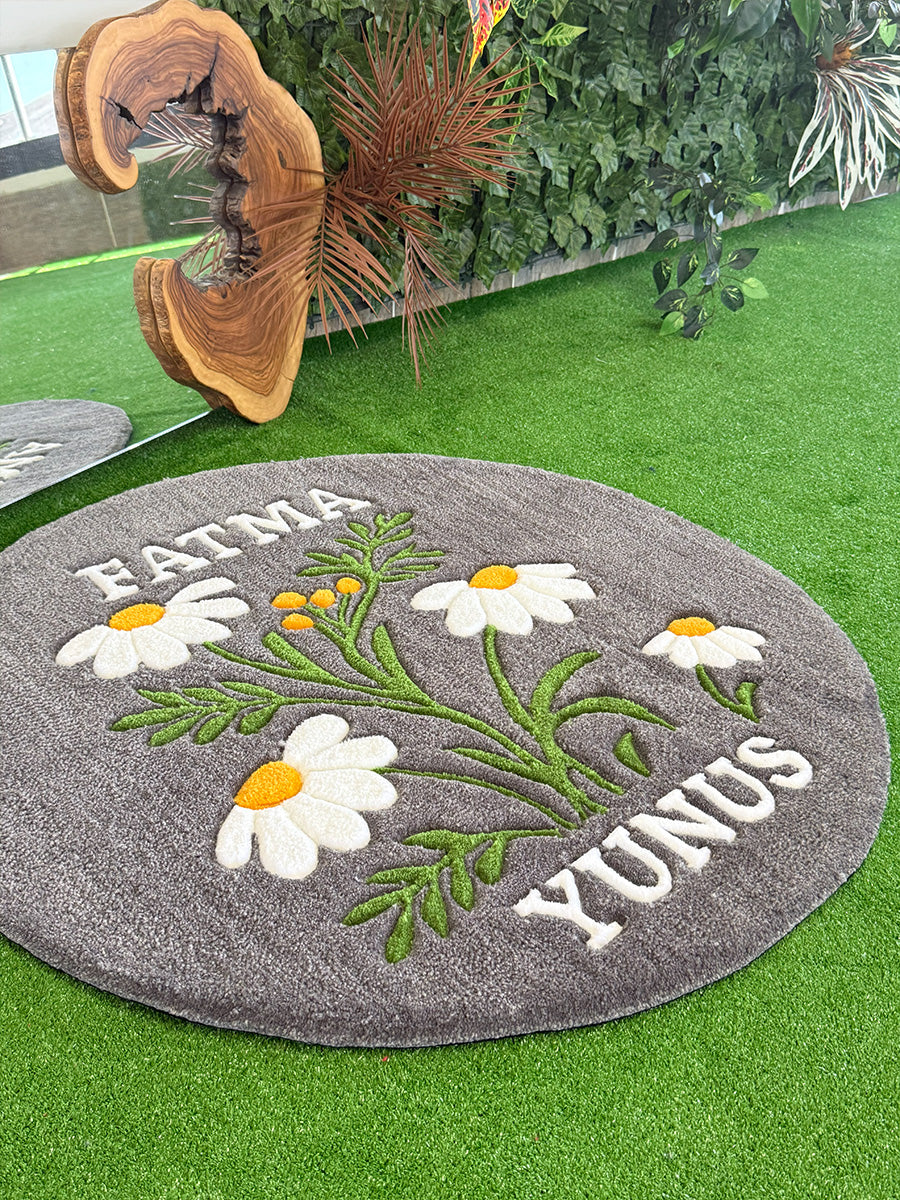 DAISY Personalized | Handmade Tufted Rug