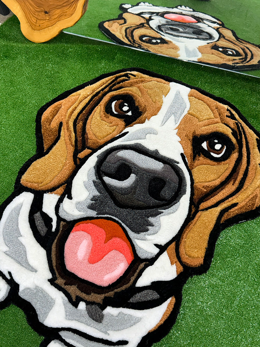 PATIYA Custom Pet Portrait | Handmade Tufted Rug