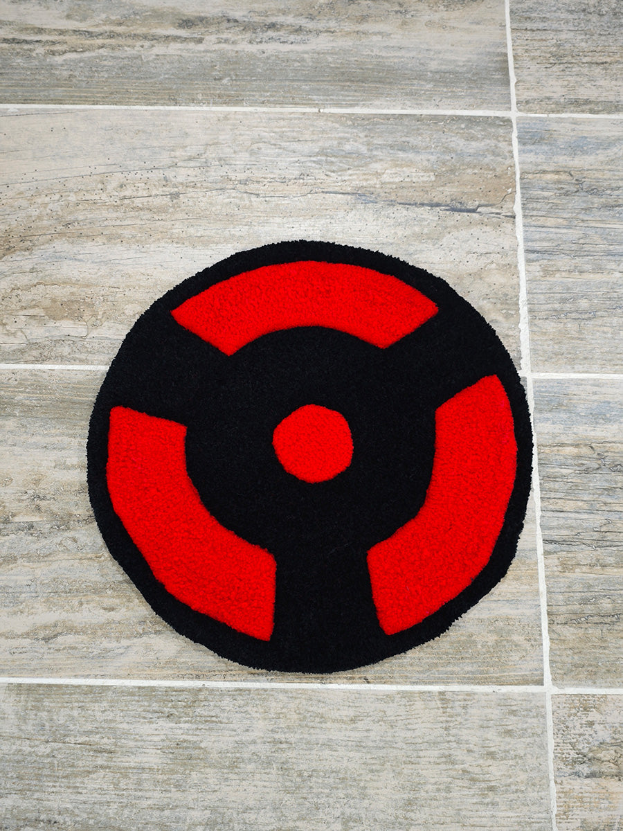 Sharingan Halıları - Uchiha Klanı Naruto Tufting Halısı 7 Adet