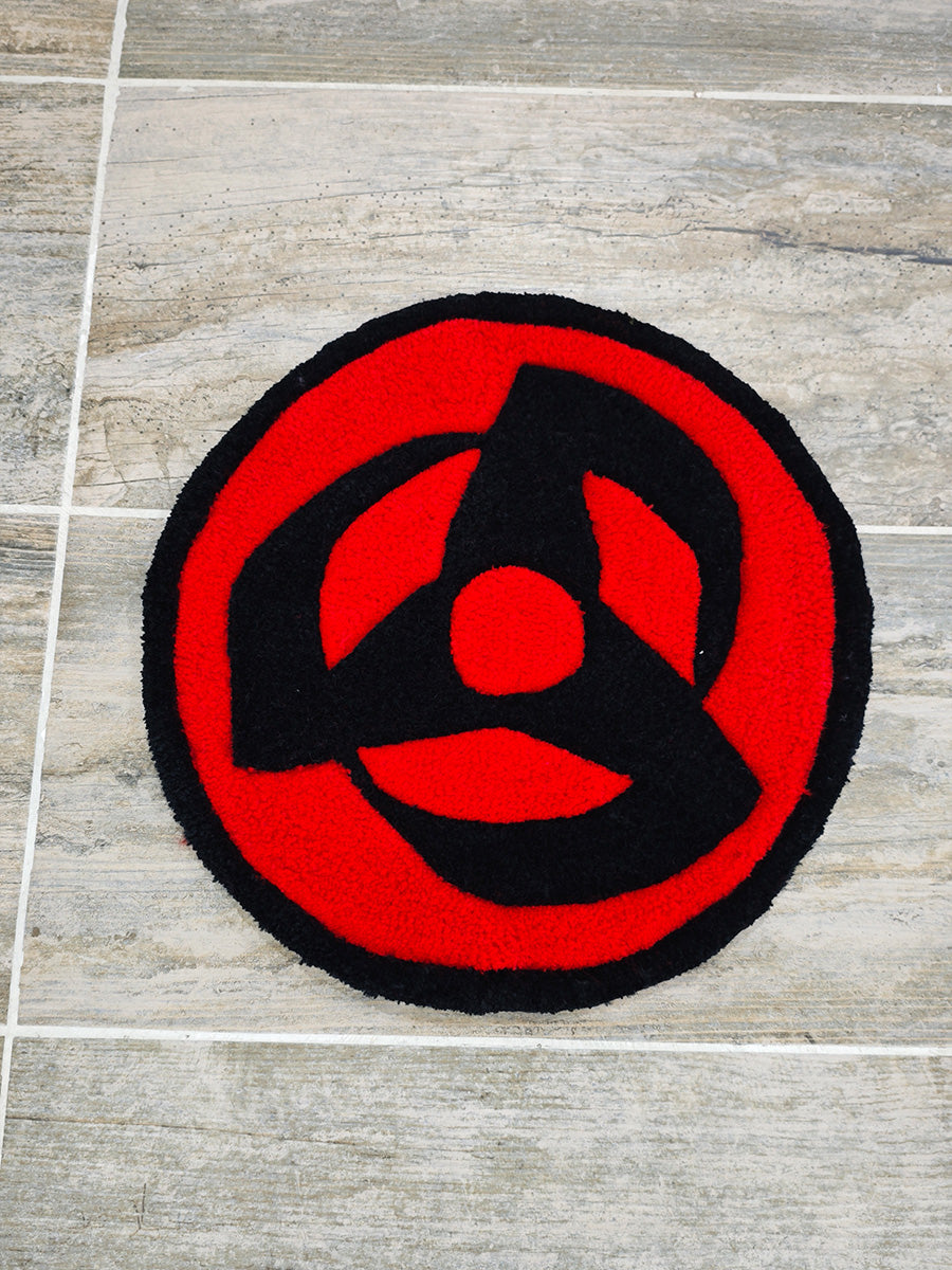 Sharingan Halıları - Uchiha Klanı Naruto Tufting Halısı 7 Adet