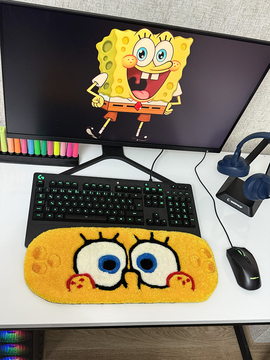 SpongeBob Edition | Handmade Tufted Keyboard Rug