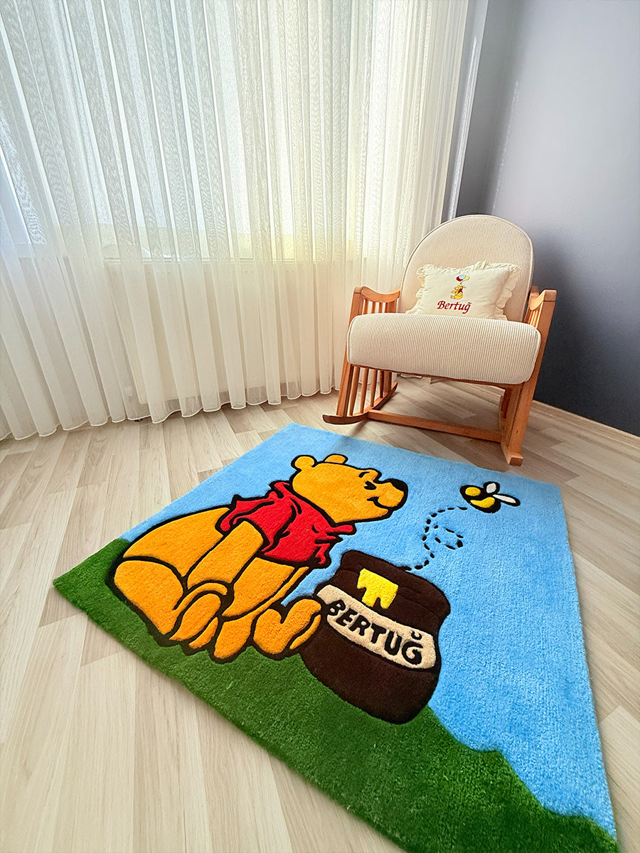 Winnie the Pooh Personalized | Handmade Tufted Rug