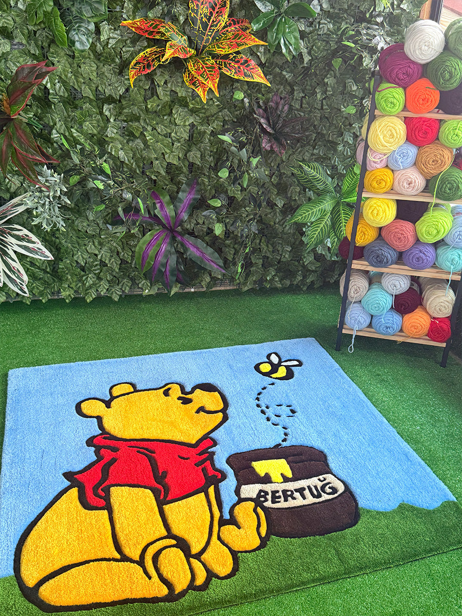 Winnie the Pooh Personalized | Handmade Tufted Rug